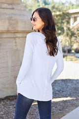 Basic Bae Full Size Round Neck Long Sleeve T - Shirt - Admiresty