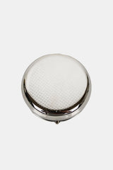 Nicole Lee USA Print Metallic Circular Large Pill Case